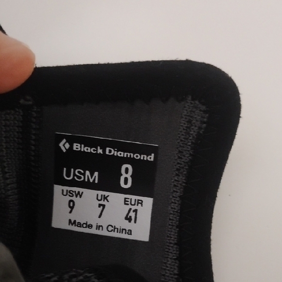 Black Diamond Climbing Shoes - Black and Gray - Picture 4 of 5